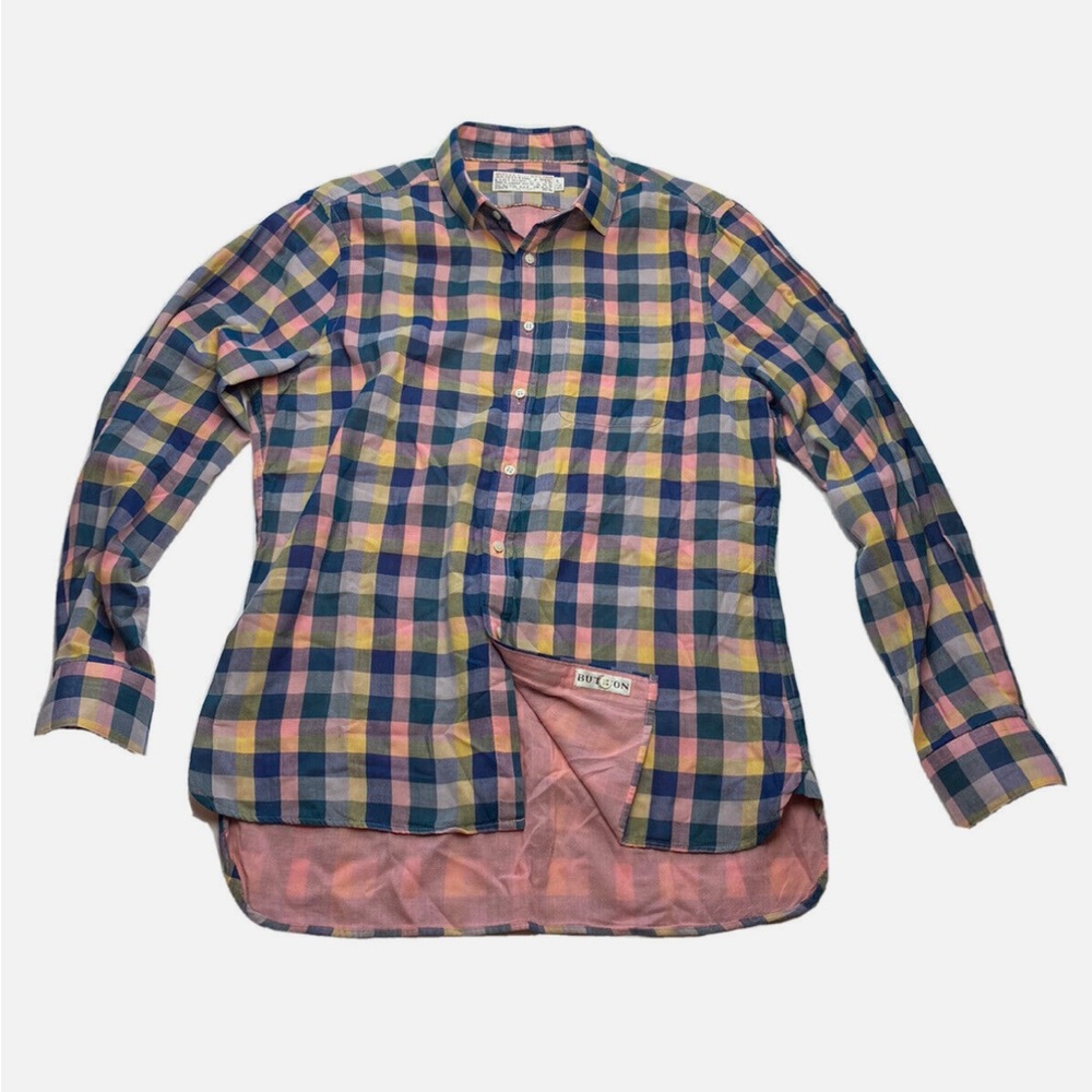Shipley Halmos Men's Shirt L Multicolored Dress Casual Button Down